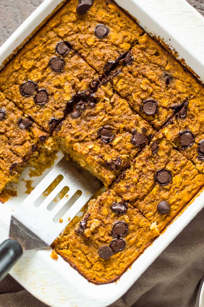 pumpkin pie baked oatmeal