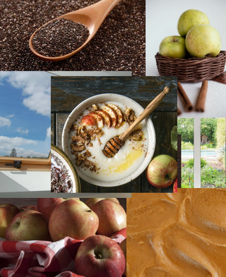 Chia Muesli Collage