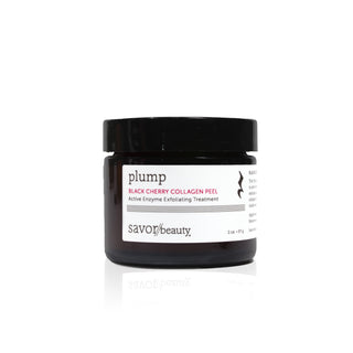 Jar of Black Cherry Collagen Peel against white background