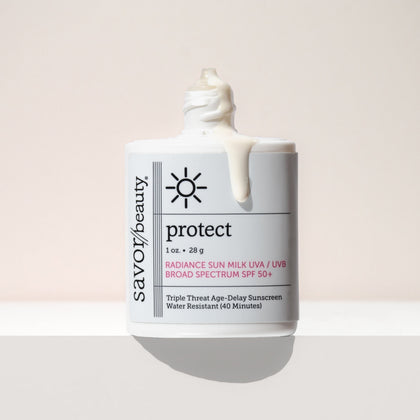 Radiance Sun Milk SPF 50+: Clean Sunscreen - by Savor Beauty - 