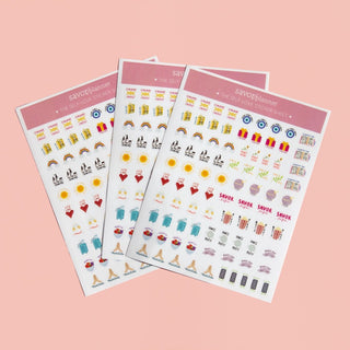Self-Love Stickers - 3 Pack - by Savor Beauty - 