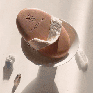 hand touching bristles gif